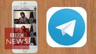 Islamic State prioritise Telegram app to spread propaganda - BBC News screenshot 4