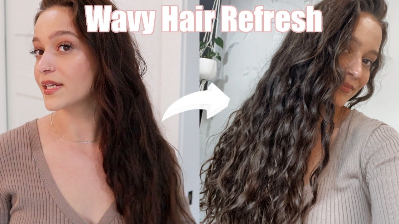 how I refresh Wavy + Curly hair low maintenance YouTube