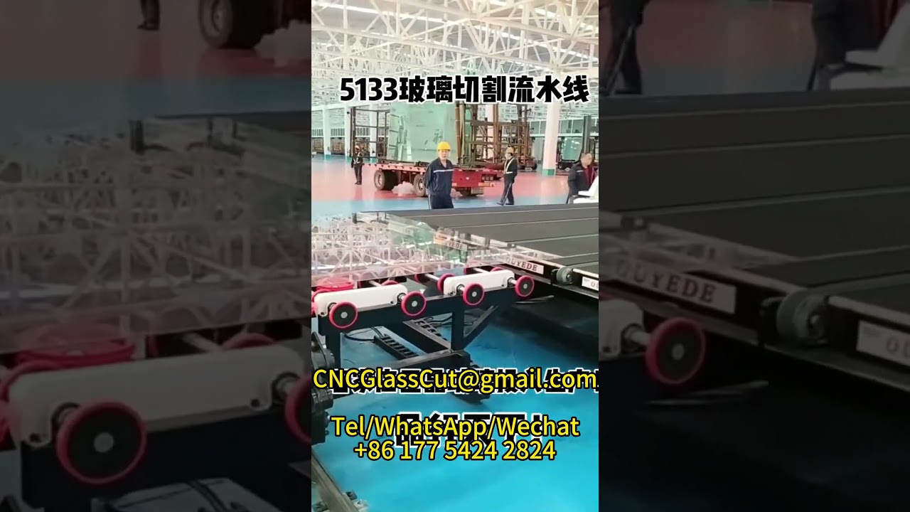 CNC fully automatic industrial glass cutting machine exporters UK France Turkey Egypt South Africa