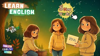 Learn 5 English Words Through a Mystery Story | A2 Level Listening Practice – “The Secret Message”