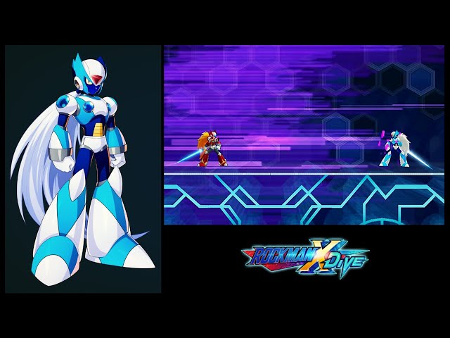 Ruthless Battle - Original Zero vs ViA True Power (Evil Aura) [ Rockman X Dive Event ] class=