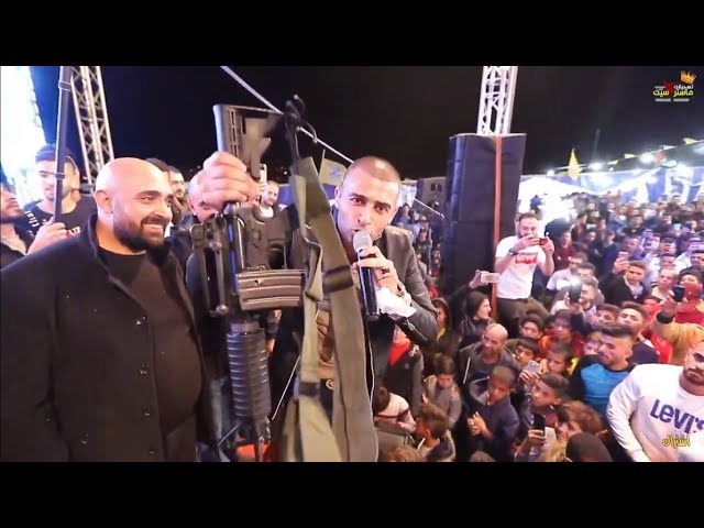 السبعاوي يقتحم الحفله مع M16 شوف شو عمل - مهرجان معتز ومعاذ وزيدان الجعبري الخليل2019HDماستركاسيت class=