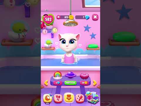 My Talking Angela 2 - Angela Farts in the Bathtub