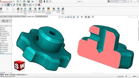 Solidworks Tutorial for Beginners: Part 37 | Knob | Extrude, Hole Wizard | Cad Cam Design Tutorials