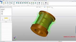 0020 _W3D 2018 CAM - 5 Axis Multiple Layers Cutting
