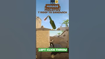 [Mirage Molotov] T Roof to Sandwich | CS2 #shorts #cs2 #miragemolotov #cs2mirage #miragesandwich