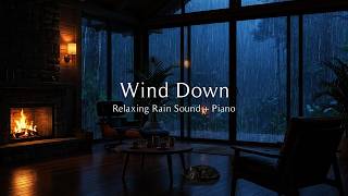 Rain Sounds, Soft Piano & Warm Fire Ambience 🌧️🔥 Gentle Sounds for Deep Relaxation [12 Hours] screenshot 5