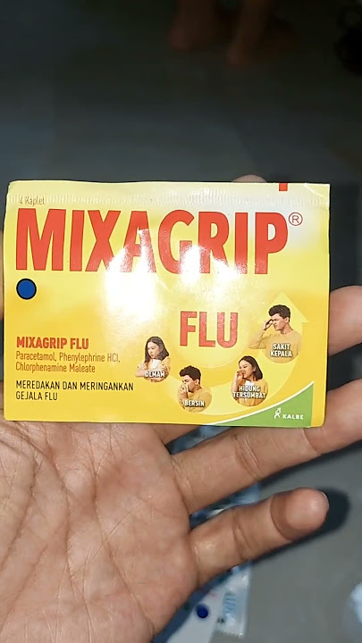 Mixagrip Flu Meredakan Flu dan Pilek | Bersin Demam Sakit kepala hidung tersumbat