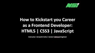 How to Kick Start your Career as a Frontend Developer