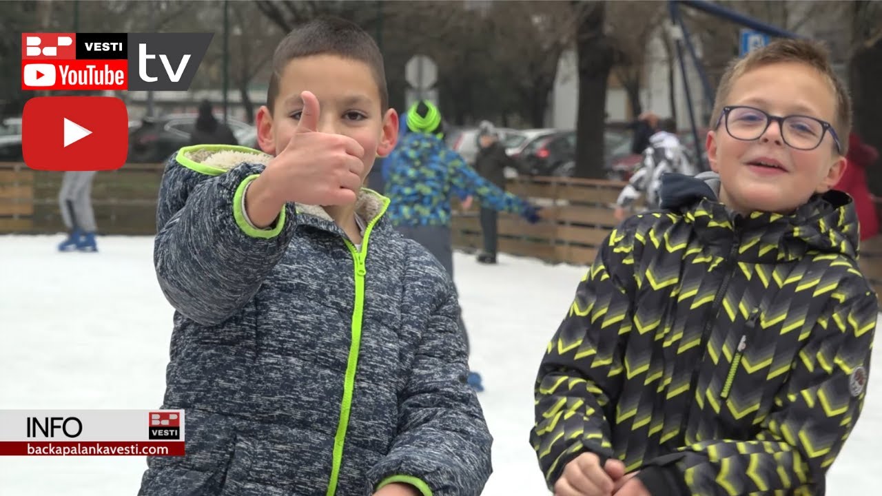 Почела сезона клизања - отворено клизалиште у Бачкој Паланци