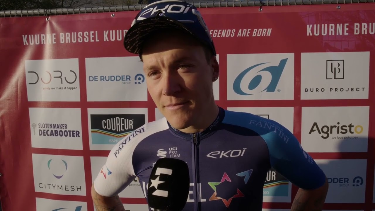 Hugo Hofstetter - Interview à l'arrivée - Kuurne - Brussel - Kuurne 2025