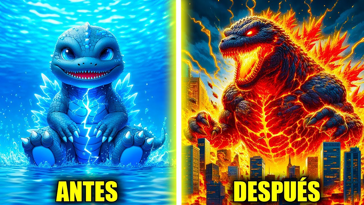 Niño Reencarnó En Nuevo Mundo Como Godzilla Nivel 1 y Se volvió Señor De Monstruos - Resumen Manhwa