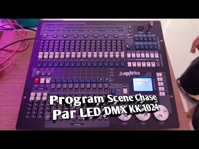 Program Scene Chase Par LED DMX KK 1024