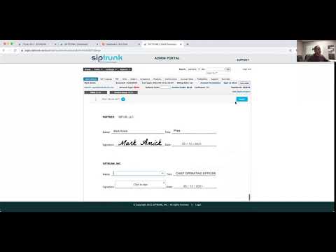SIPTRUNK Portal Demo - video from BCM One
