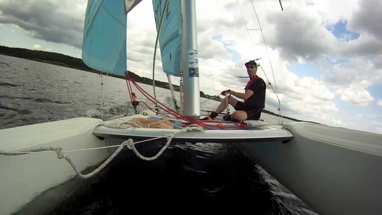 Topcat Catamaran Sailing GoPro Slow Motion
