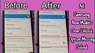 OEM Unlocking Not Showing FiX All Samsung New Models Tested By Samsung A30