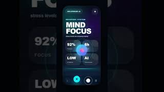 This hologram UI Feels Illegal 😳                         #flutter #flutterui #uidesign #shorts #ui