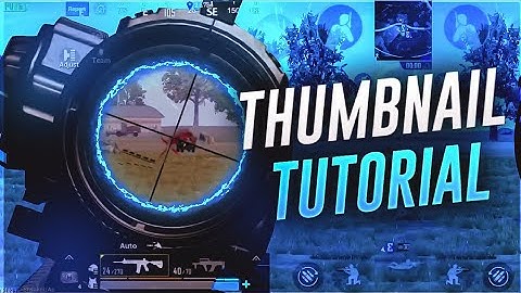 PUBG Thumbnail in Android | Glowing Circle Effect | Tutorial | PIXELLAB + Ps Touch