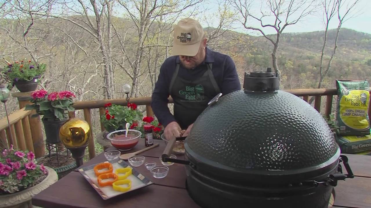 Mini Meatloaf Pepper Rings Cooked On The Big Green Egg Youtube
