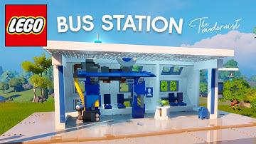 LEGO Fortnite: Modern BUS Station Idea for Fast Travel Update!
