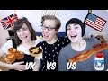 Food! British VS American | Evan Edinger & Dodie Clark & Savannah Brown