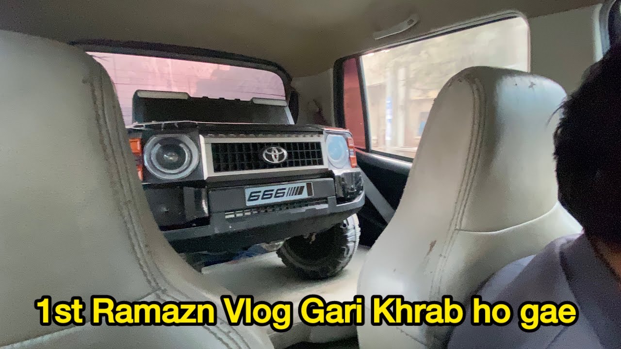 Внезапно какая-то машина получила повреждения | Как дела у механика? | Видеоблог о первом Рамадане