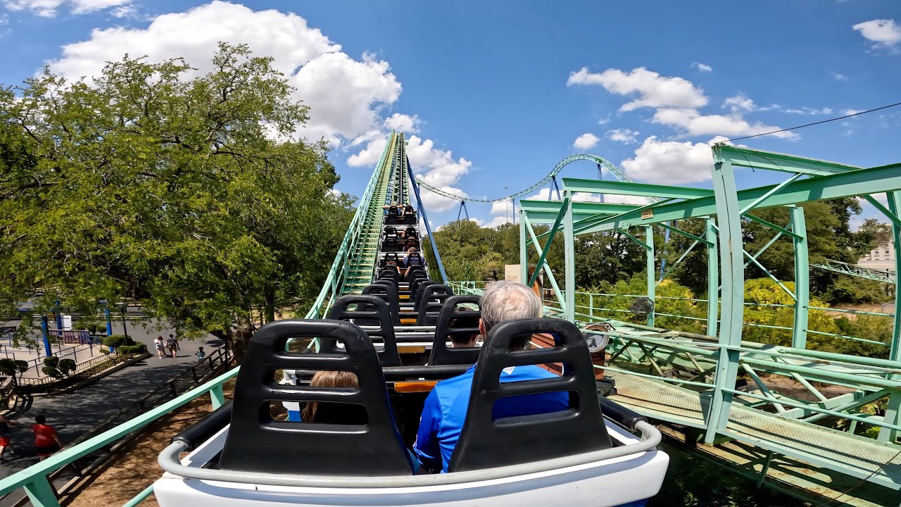 SIX FLAGS Shock Wave - Back Row POV