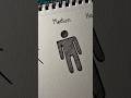Drawing stickman body easy to hard #drawing #art #howtodraw #stickman #tutorial