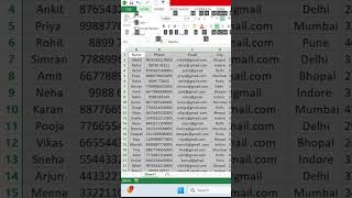 Excel Data Cleaning Trick 💯(Beginner To Pro) excel #education #knowledge