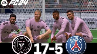 WHAT HAPPEN IF MESSI, RONALDO, MBAPPE, NEYMAR, PLAY TOGETHER ON INTER MIAMI VS PSG