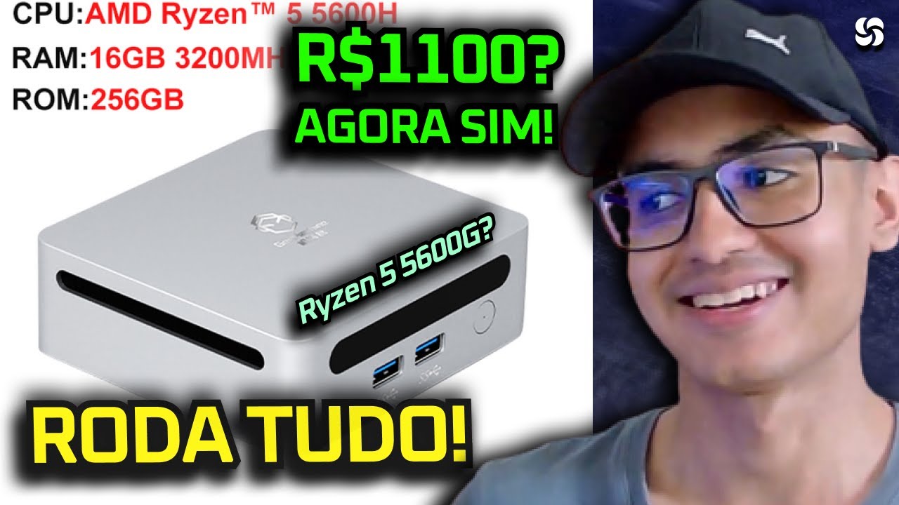 Achei um Mini PC GAMER no AliExpress por R$1100 que RODA TUDO! - Vale a ...