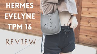 Hermes Evelyne TPM Review - Steffy's Style  Hermes evelyn bag, Hermes  evelyn, Hermes bags