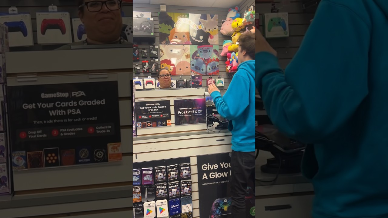 Пытаюсь купить витринные товары GameStop