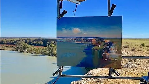 HOW TO PAINT RIVER WATER PLEIN AIR!
