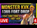 Monster KVK 1365 Fort Drop 🔥🔥🔥 LIVE! 🔴  #C11813 #1254 #1365 #1846 #1302 #1525 # 1945
