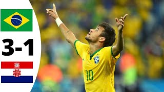 Brazil vs Croatia 3-1 -Highlights World Cup 2014