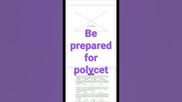 polycet exam paper