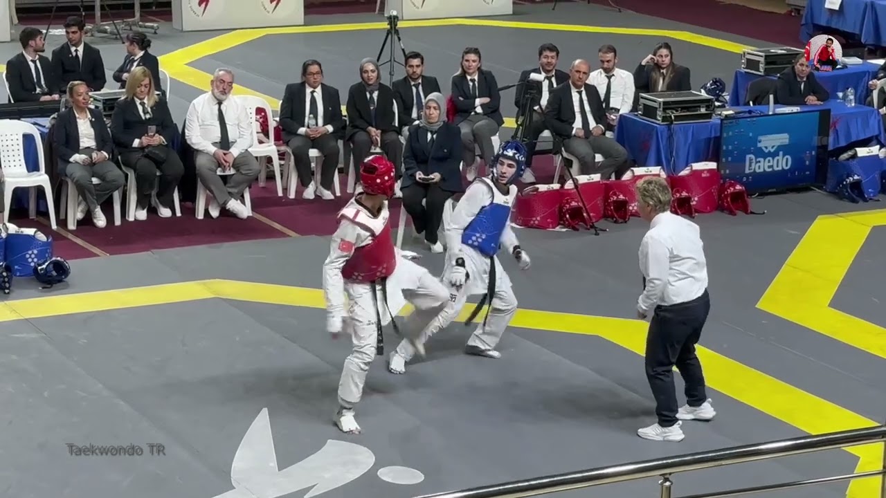 Ali Tahir Aksoy 🔵 İbrahim Öter 🔴 63 Kg Male Semifinal l 2025 Büyükler Taekwondo Şampiyonası #ankara