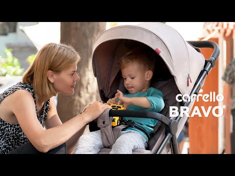Коляска прогулянкова Carrello Bravo PLUS Браво CRL-8512/1, Serious Grey, видео 2