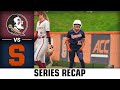 Florida State vs. Syracuse Series Recap | 2024 ACC Softball