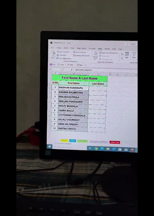 Tuni apr school student ms excel practice youtube