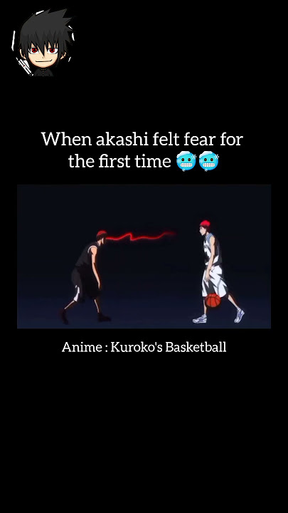 When akashi felt fear for the first time 🥶🥶 #akashi #kurokonobasket #shorts