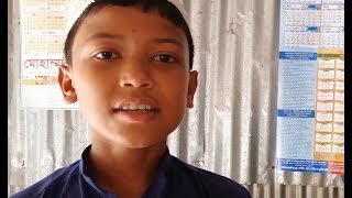 ⁣Rohingya Children Share their Future Aspirations