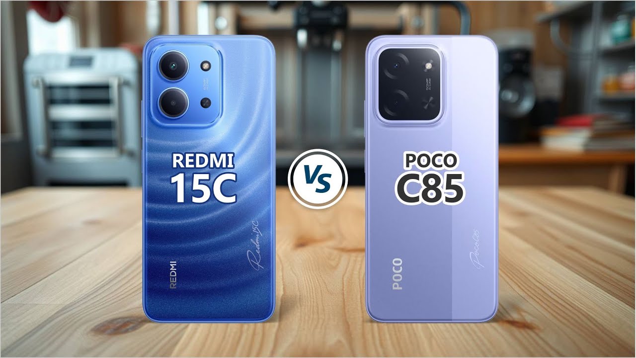 REDMI 15C vs POCO C85 | Camera, Battery, Chipset, Display & Full Comparison!