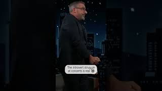 Steve Carell Dancing Awkwardly at Concert | Jimmy Kimmel Roasts Him