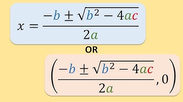 Learn two Uses of the Quadratic Formula in 5 Minutes