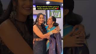 tejaswini gowda with her mother cute bonding
