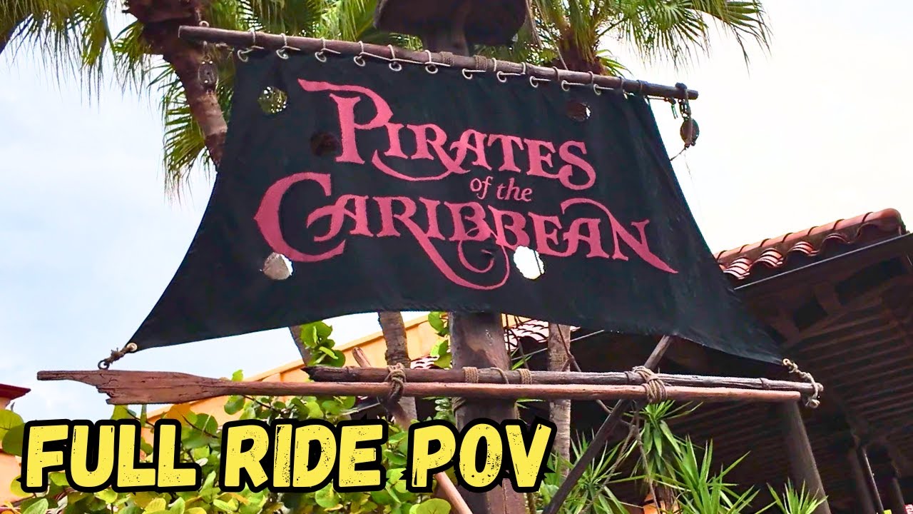 Pirates of the Caribbean POV | Full Ride at Magic Kingdom (No Talking, 4K)