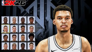 Best Victor Wembanyama Face Creation NBA 2K26! screenshot 3