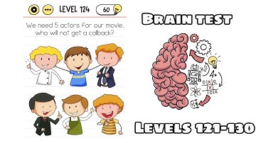 brain test tricky puzzles level 121 122 123 124 125 126 127 128 129 130 walkthrough